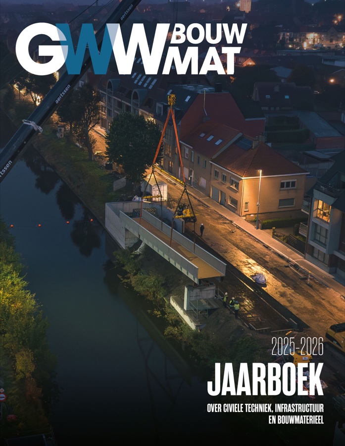 Cover van het jaarboek Grond/Weg/Waterbouw